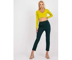 Italy Moda Kelnės-DHJ-SP-13926.02-tamsiai žalios