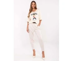Italy Moda Kelnės-DHJ-SP-20316.16-šviesiai smėlio spalvos