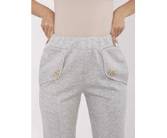 Italy Moda Kelnės-DHJ-SP-20518.12-pilka