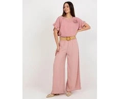 Italy Moda Kelnės-DHJ-SP-8387.57-šviesiai rožinė