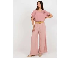 Italy Moda Kelnės-DHJ-SP-8387.57-šviesiai rožinė