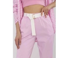 Italy Moda Kelnės-DHJ-SP-8830.77-šviesiai rožinė