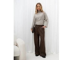 Italy Moda Kelnės-IR-SP-BQ941-9.92-ruda