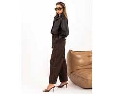 Italy Moda Kelnės-IR-SP-GG-99370.64-ruda