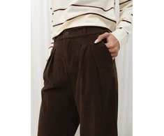 Italy Moda Kelnės-IR-SP-M116081.86-ruda