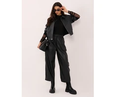Italy Moda Kelnės-IR-SP-YAC1008.18P-juoda