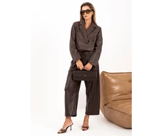 Italy Moda Kelnės-IR-SP-YAC1008.18P-ruda