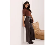Italy Moda Kelnės-IR-SP-YAC1009.01P-ciemny ruda