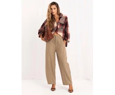 Italy Moda Kelnės-IR-SP-YV5650.46-ciemny bezowy