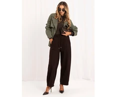 Italy Moda Kelnės-IR-SP-YV5650.46-ciemny ruda