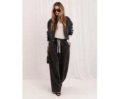 Italy Moda Kelnės-IR-SP-YV5708.71-ciemny pilka