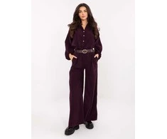 Italy Moda Kelnės-IT-SP-25782.73-ciemny violetinė