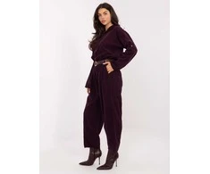 Italy Moda Kelnės-IT-SP-258009.83-ciemny violetinė