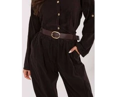 Italy Moda Kelnės-IT-SP-258009.83-ciemny ruda