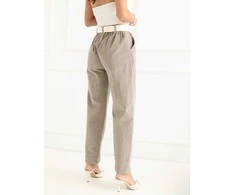 Italy Moda Kelnės-IT-SP-26016.85-ciemny bezowy