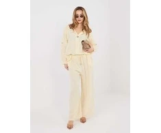 Italy Moda Kelnės-IT-SP-2873.02-jasny geltona