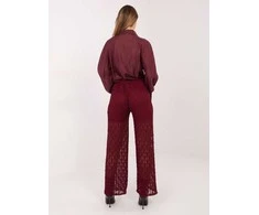 Italy Moda Kelnės-IT-SP-9965.77-bordinė