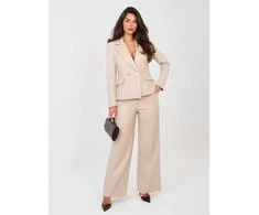 Italy Moda Kelnės-IT-SP-FL10013.87-smėlio spalva