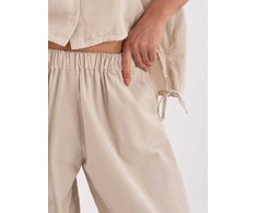 Italy Moda Kelnės-IT-SP-FL10309-1.02-smėlio spalva