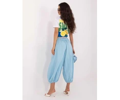 Italy Moda Kelnės-IT-SP-FL10309-1.02-šviesiai mėlyna