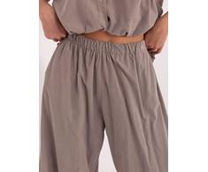 Italy Moda Kelnės-IT-SP-FL10309-1.91-ciemny bezowy