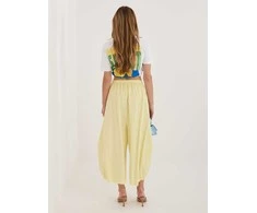 Italy Moda Kelnės-IT-SP-FL9321.96-jasny geltona
