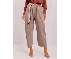 Italy Moda Kelnės-IT-SP-FL9967SPL.75-ciemny bezowy
