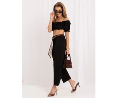 Italy Moda Kelnės-IT-SP-FL9967SPL.75-juoda