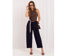 Italy Moda Kelnės-IT-SP-FL9967SPL.75-tamsiai mėlyna