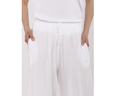 Italy Moda Kelnės-MI-SP-25734.78-balta