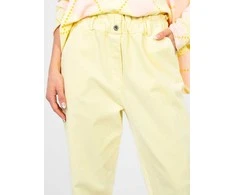 Italy Moda Kelnės-MI-SP-2689.47-jasny geltona