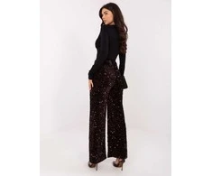 Italy Moda Kelnės-MI-SP-4323C.28 -ciemny ruda
