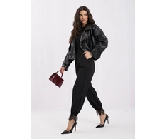 Italy Moda Kelnės-MI-SP-4426.76-juoda