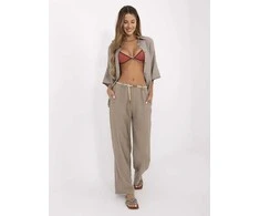 Italy Moda Kelnės-MI-SP-6560.73P-ciemny bezowy