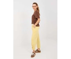 Italy Moda Kelnės-MI-SP-P6224.71-jasny geltona