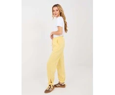Italy Moda Kelnės-MI-SP-P6845.68-jasny geltona