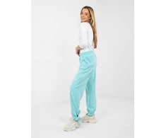 Italy Moda Kelnės-MI-SP-P6845.68-mietowy