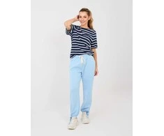 Italy Moda Kelnės-MI-SP-P6845.68-šviesiai mėlyna