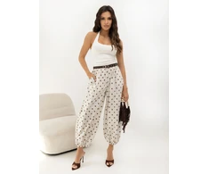 Italy Moda Kelnės-MO-SP-13588.95-jasny smėlio spalva