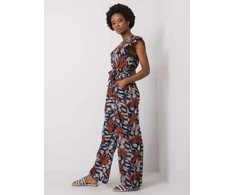 Italy Moda Moterims kombinezonas DHJ-KO-13568.13P-navy mėlynas