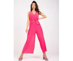 Italy Moda Kombinezonas moterims DHJ-KO-13755.41-fluo rožinis