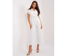 Italy Moda Kombinezonas-DHJ-KO-17698.54-baltas