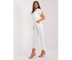 Italy Moda Kombinezonas-DHJ-KO-17698.54-baltas