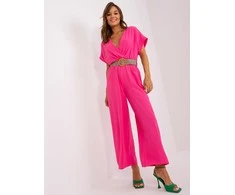 Italy Moda Moterims kombinezonas DHJ-KO-5126.54-tamsiai rožinis