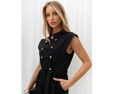 Italy Moda Kombinezonas-MI-KO-3563.90-juoda