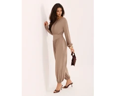 Italy Moda Kombinezonas-MI-KO-3565.11-smėlio spalva