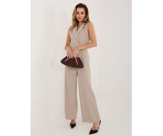 Italy Moda Kombinezonas-MI-KO-A31031.71-ciemny bezowy