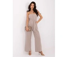 Italy Moda Kombinezonas-MI-KO-A5444.92-ciemny bezowy