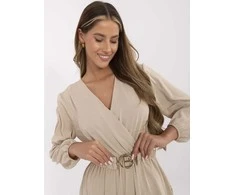 Italy Moda Kombinezonas-MI-KO-T44.70-smėlio spalva