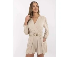 Italy Moda Kombinezonas-MI-KO-T44.70-smėlio spalva